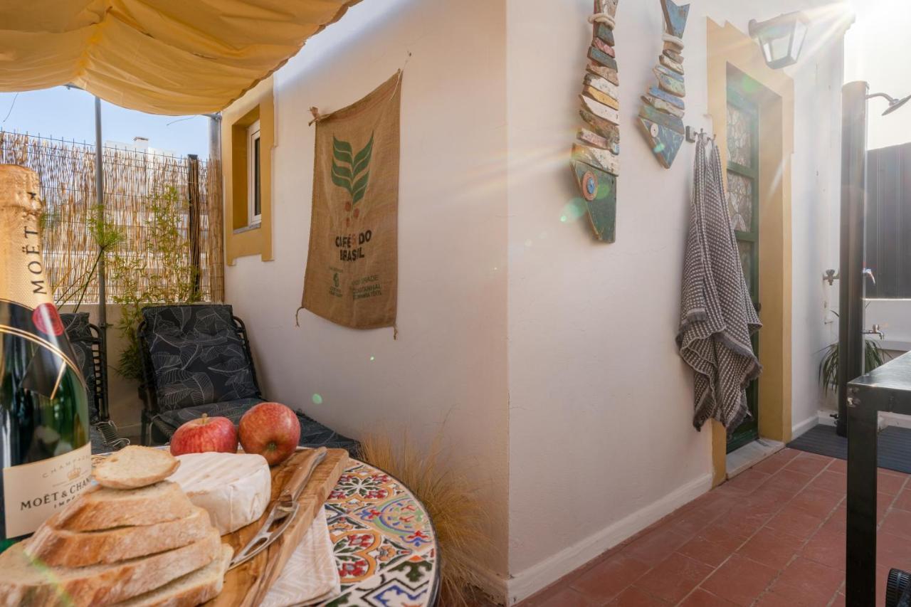Arty Vintage Townhouse With Rooftop Shower & Sun Loungers Olhão Extérieur photo