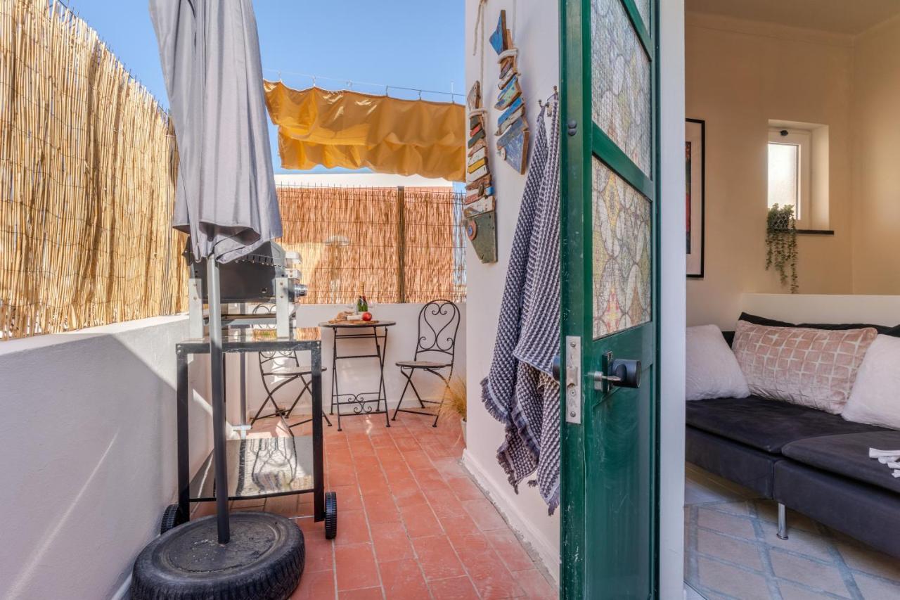 Arty Vintage Townhouse With Rooftop Shower & Sun Loungers Olhão Extérieur photo